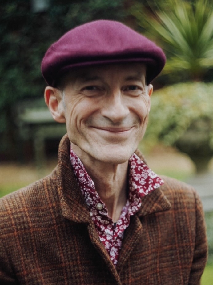 Jeremy in his garden